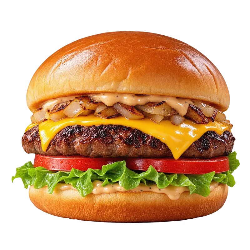 Angus cheeseburger