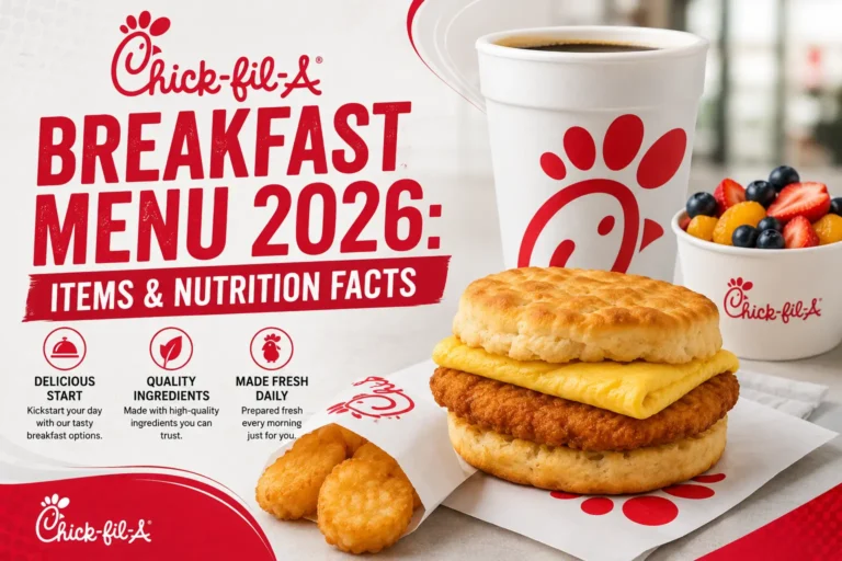 Chick-fil-A Breakfast Menu 2026: Items, Calories & Nutrition Facts