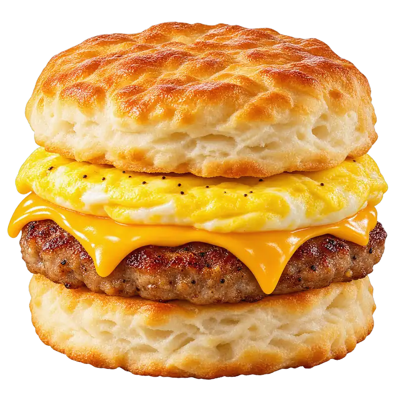 Sausage, Egg & Cheese Biscuit