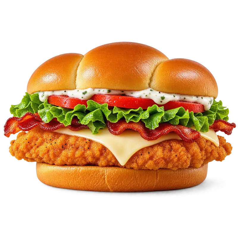 Asiago Ranch Club Sandwich Classic Wendy's