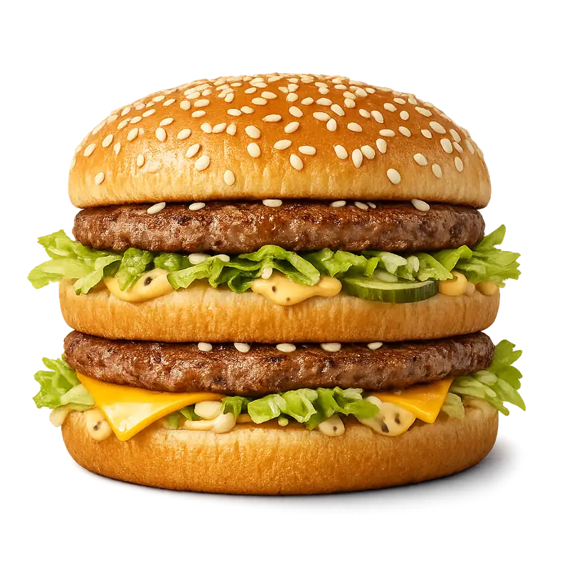 Big Mac double cheeseburger McDonald's