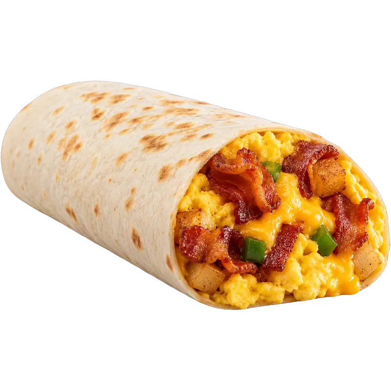 Breakfast Burrito Bacon Wendy's