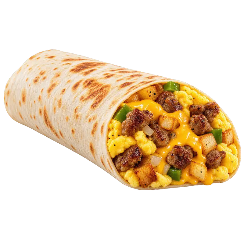 Breakfast Burrito Sausage Wendy's