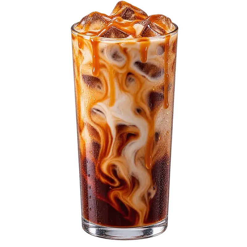 Caramel Cold Brew with Cream Wendy's