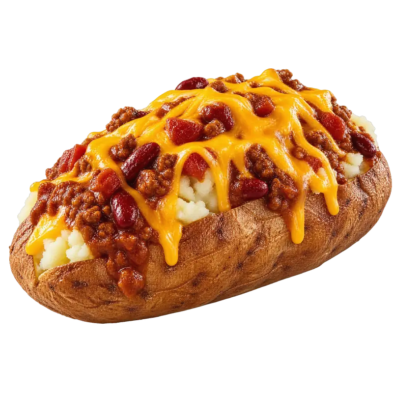 Chili & Cheese Baked Potato Wendy's
