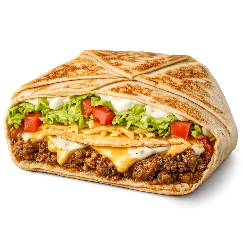 Crunchwrap Supreme grilled tortilla wrap Taco Bell