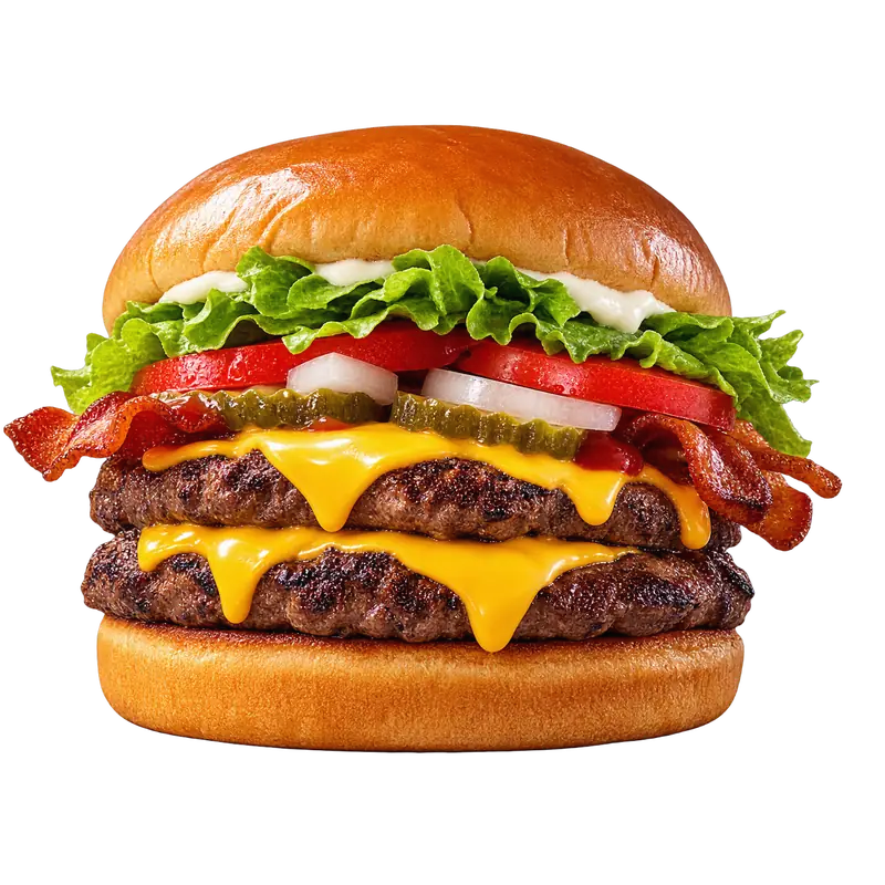 Dave's Double burger Wendy's