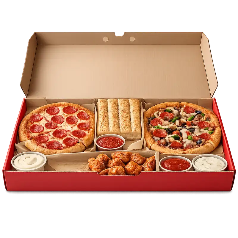 Family Box Deal pizzas sides Pizza Hut
