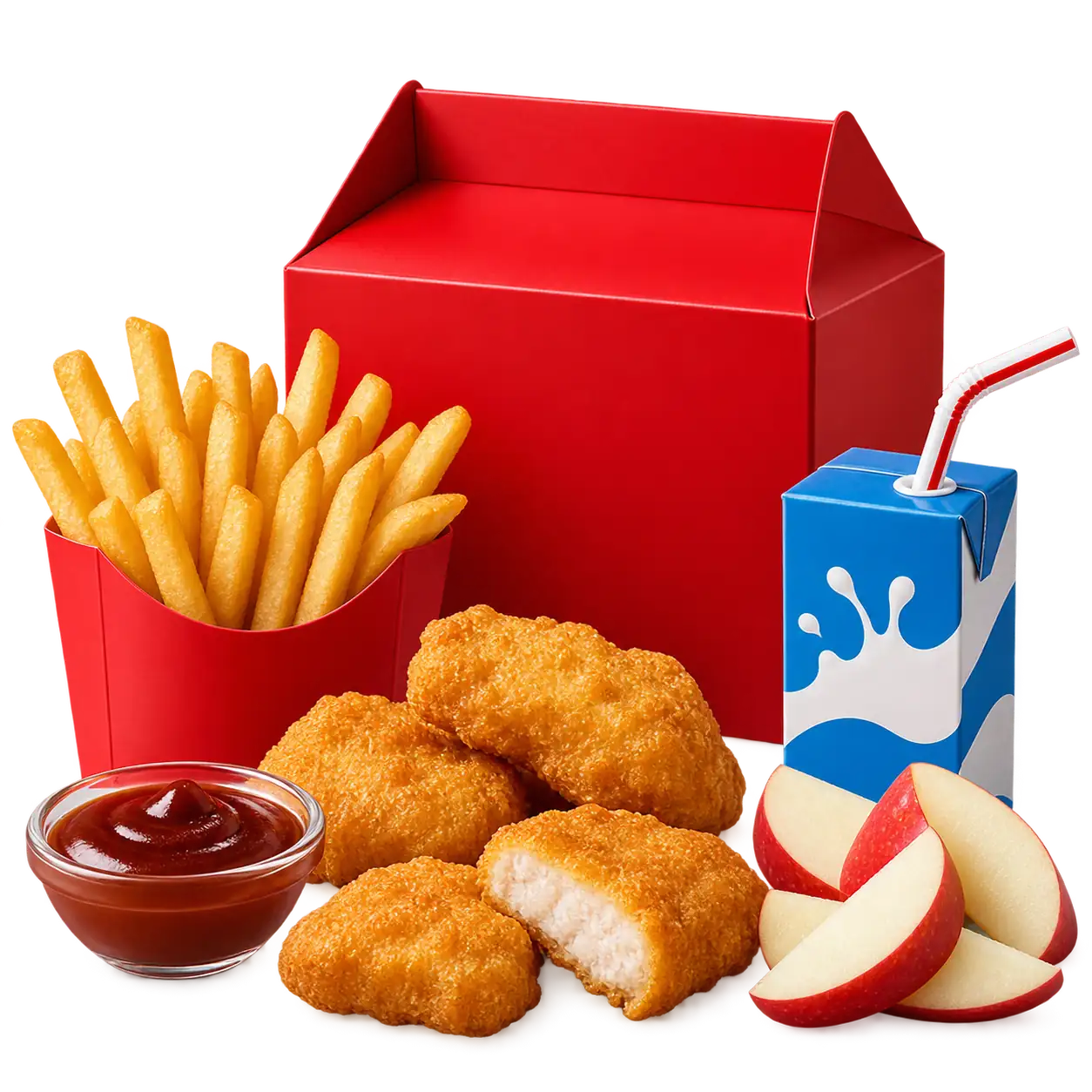 4 Piece Chicken McNuggets Happy Meal McDonald's