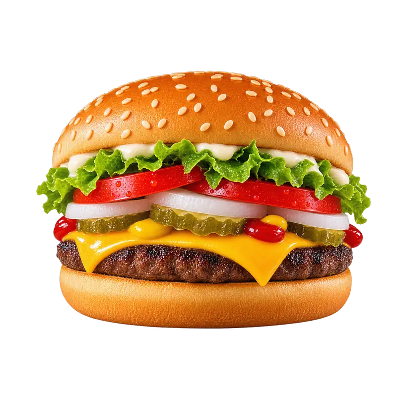 Jr. Cheeseburger Deluxe Wendy's