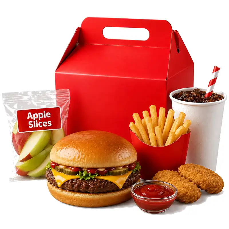 Kids Meal burger fries Wendy's