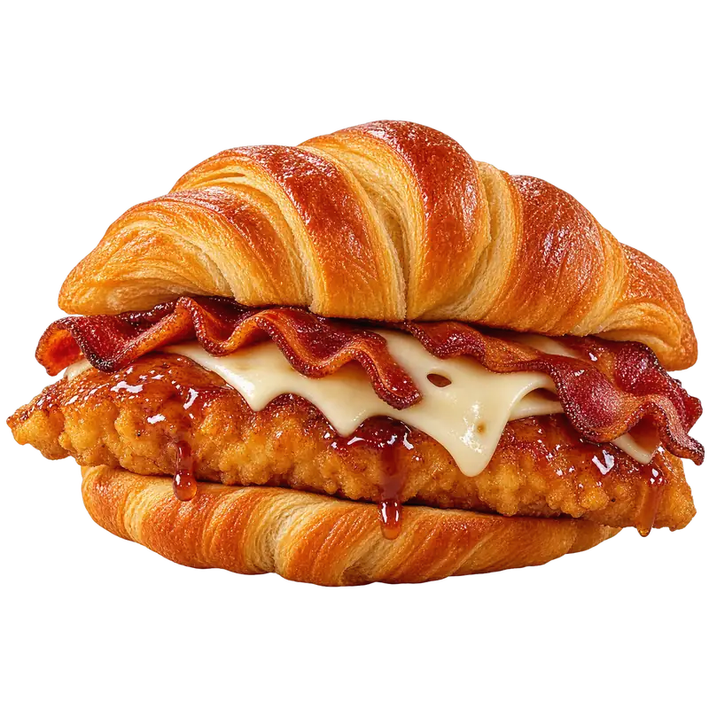 Maple Bacon Chicken Croissant Wendy's