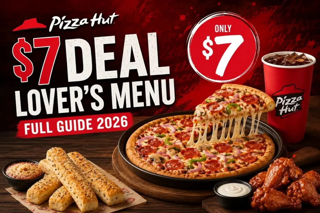 Pizza Hut $7 Deal Lover's Menu