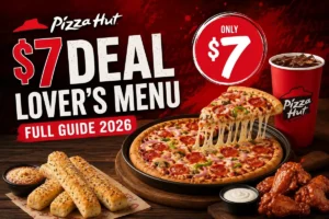 Pizza Hut $7 Deal Lover's Menu