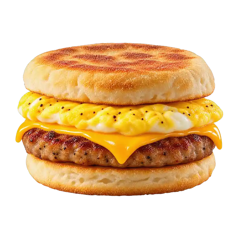 Sausage, Egg & Cheese Muffin