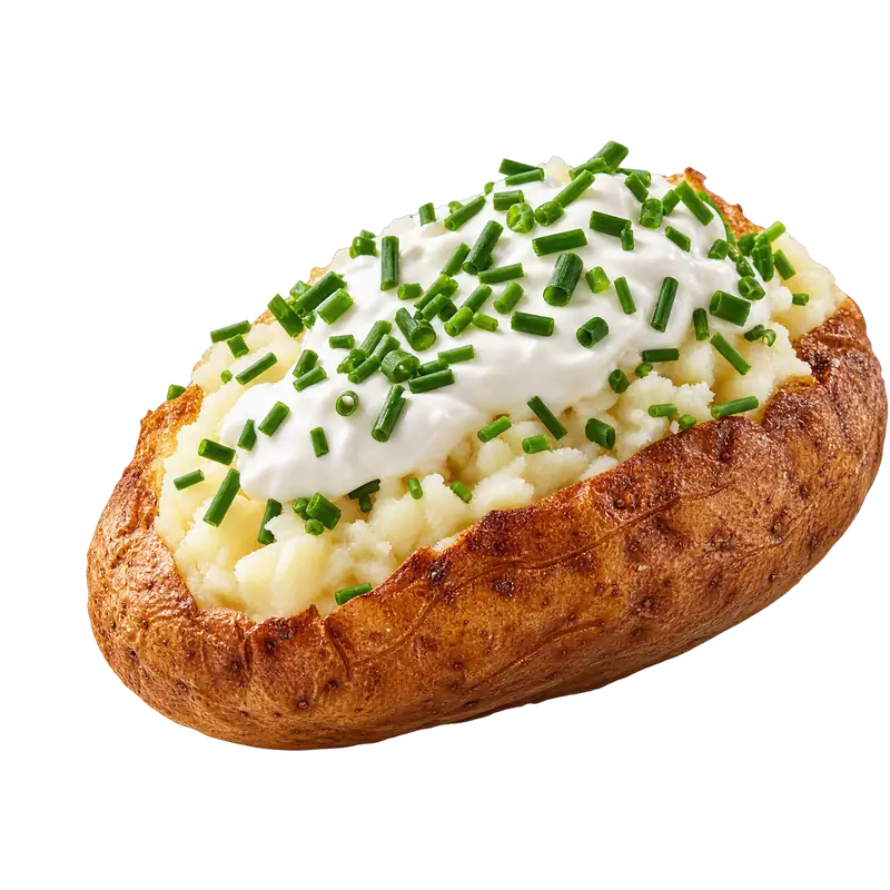 Sour Cream and Chive Baked Potato Wendy's