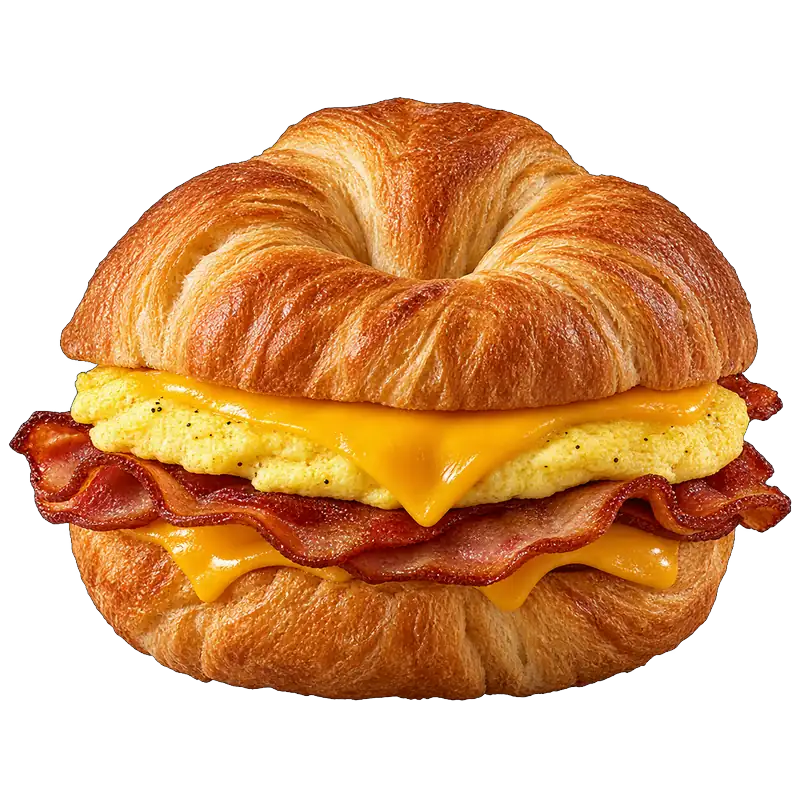 Bacon, Egg & Cheese Croissan'wich