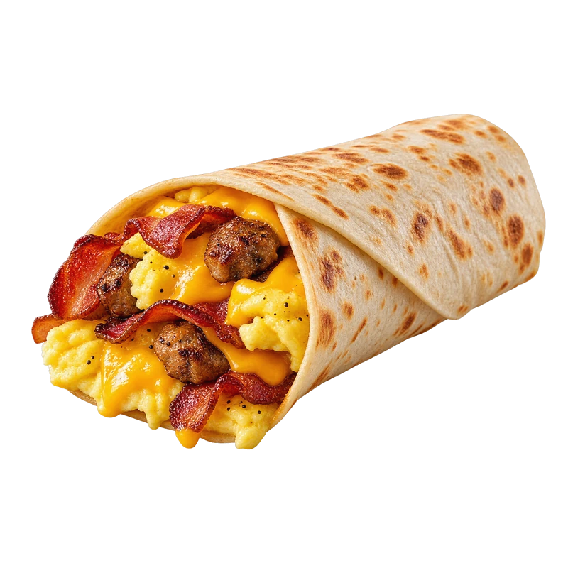 Bacon, Sausage & Egg Wrap