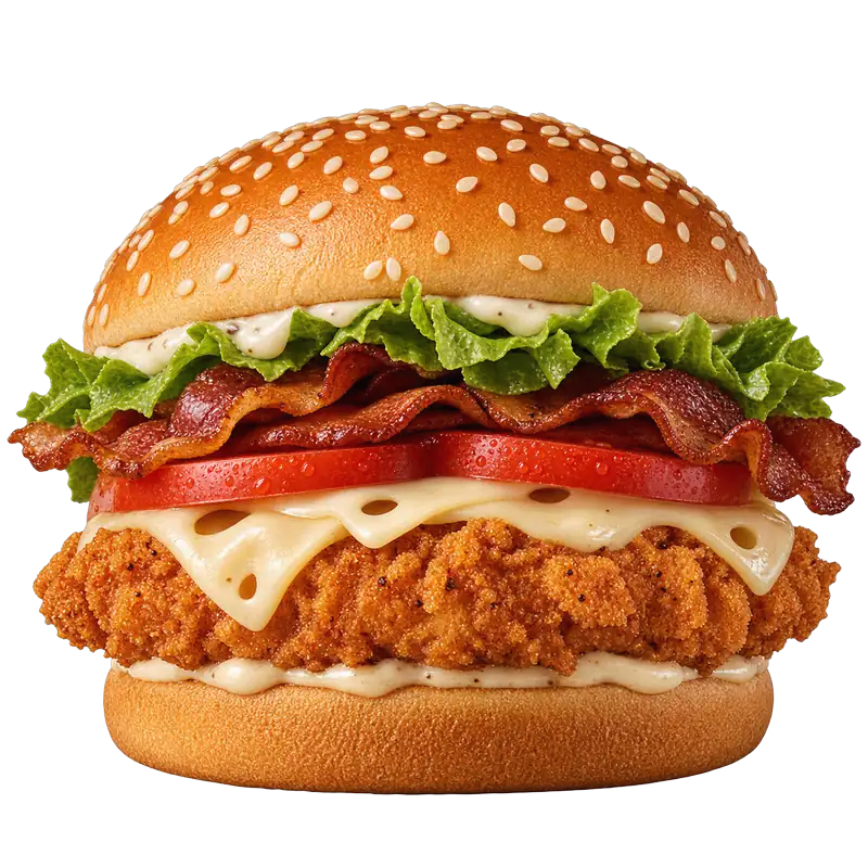 Bacon & Swiss Royal Crispy Chicken