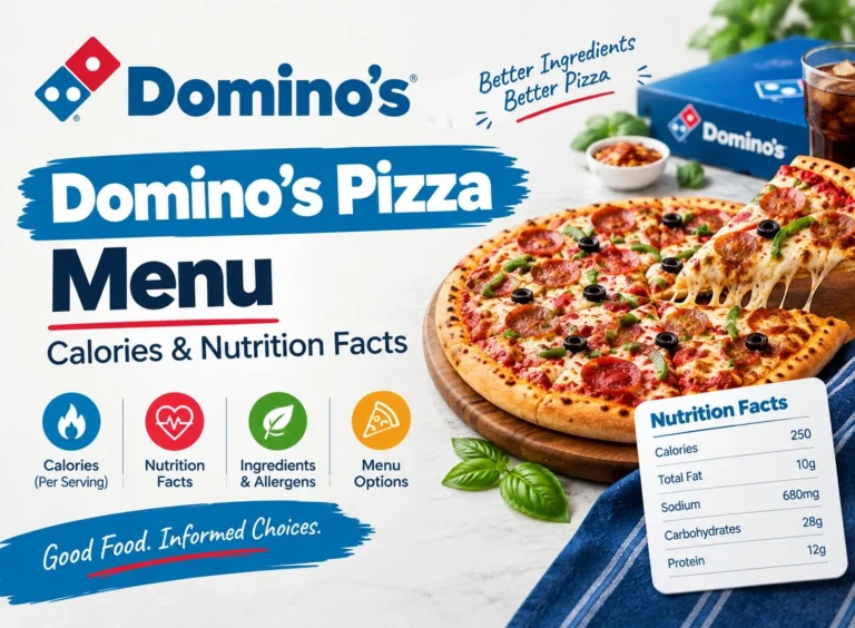 Domino’s Pizza Calories & Nutrition Facts