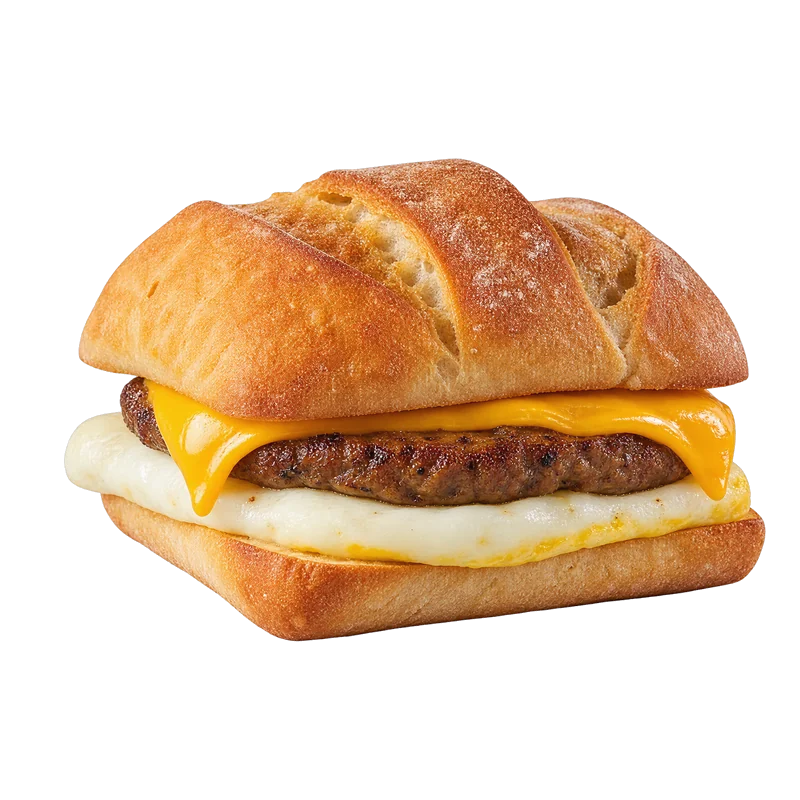 Impossible breakfast sandwich
