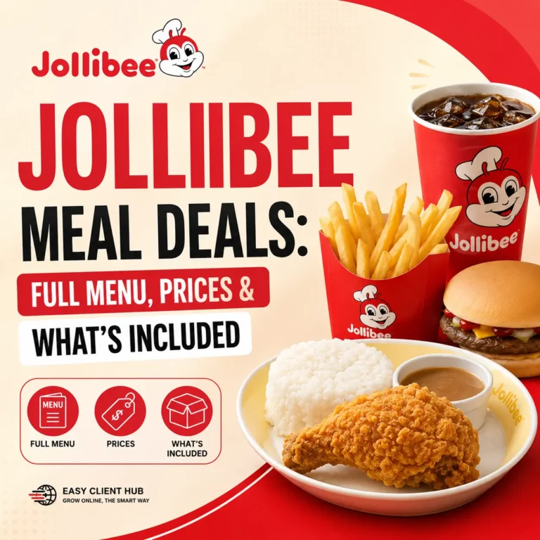Jollibee Meal Deal