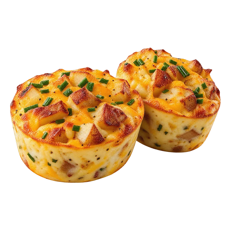 Potato, Cheddar & Chive Bakes