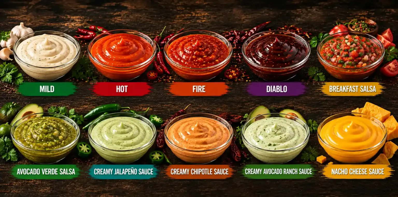 Taco bell sauces