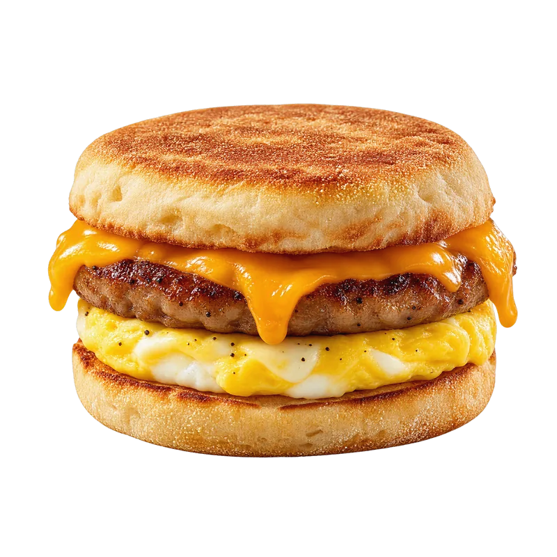 Sausage, Cheddar & Egg Sandwich