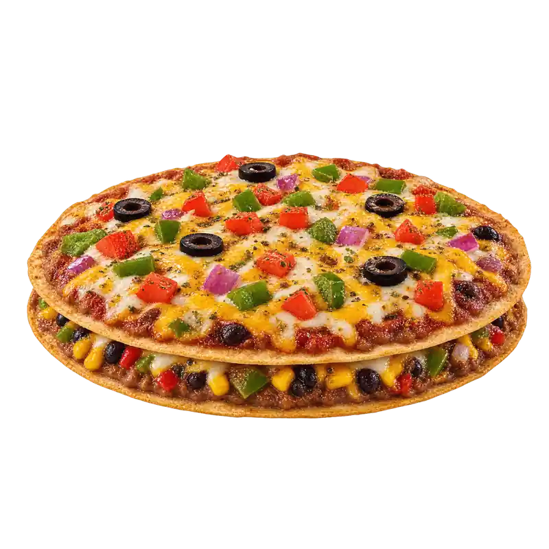 Veggie mexican pizza