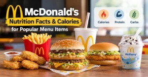 McDonald’s Nutrition Facts & Calories for Popular Menu Items